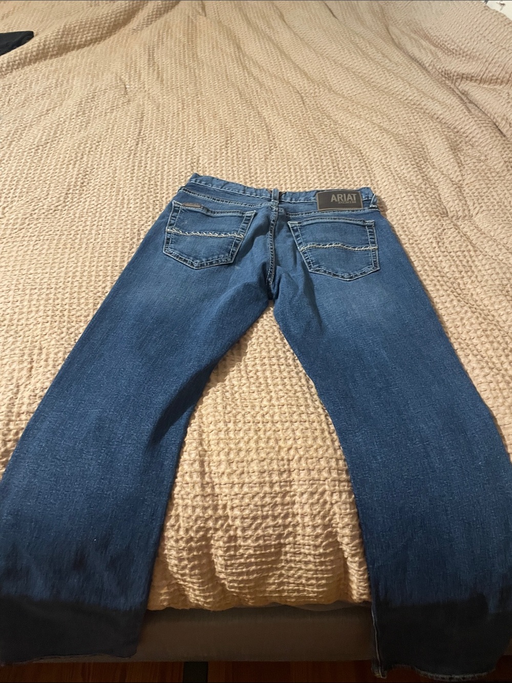 Ariat Modern Slim Leg Jeans in Denim Blue - Picture 5 of 5